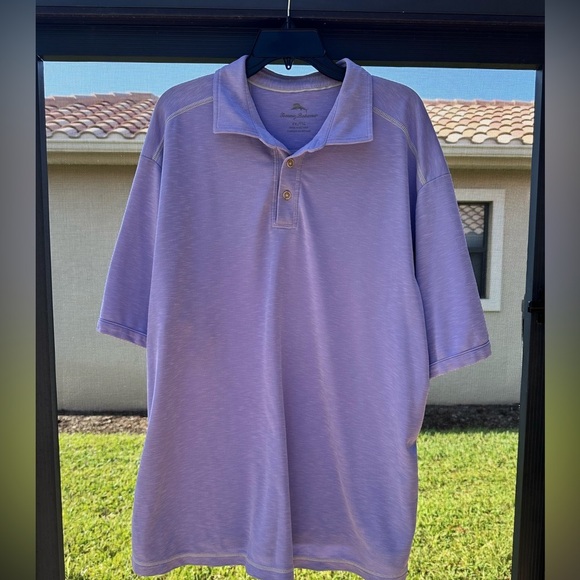 Tommy Bahama Purple Polo Collared Shirt Workwear Casual Button Up Shirt XXL - Picture 1 of 5